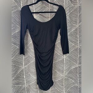 Forever 21 Womens Long Sleeve Navy Blue Dress Size Large <<<147>>>>